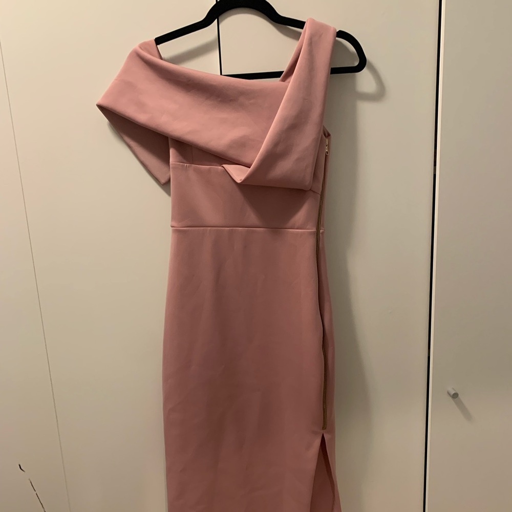 ASOS one shoulder midi dress